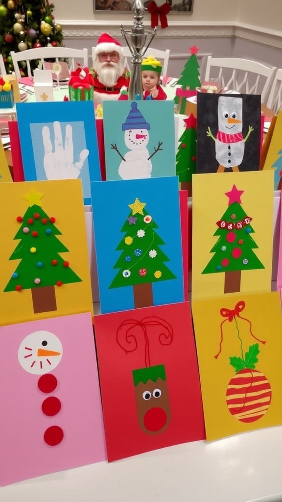 Creative Christmas Card Ideas for Kids A collection of children